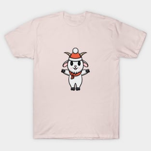 Cute Christmas Goat T-Shirt